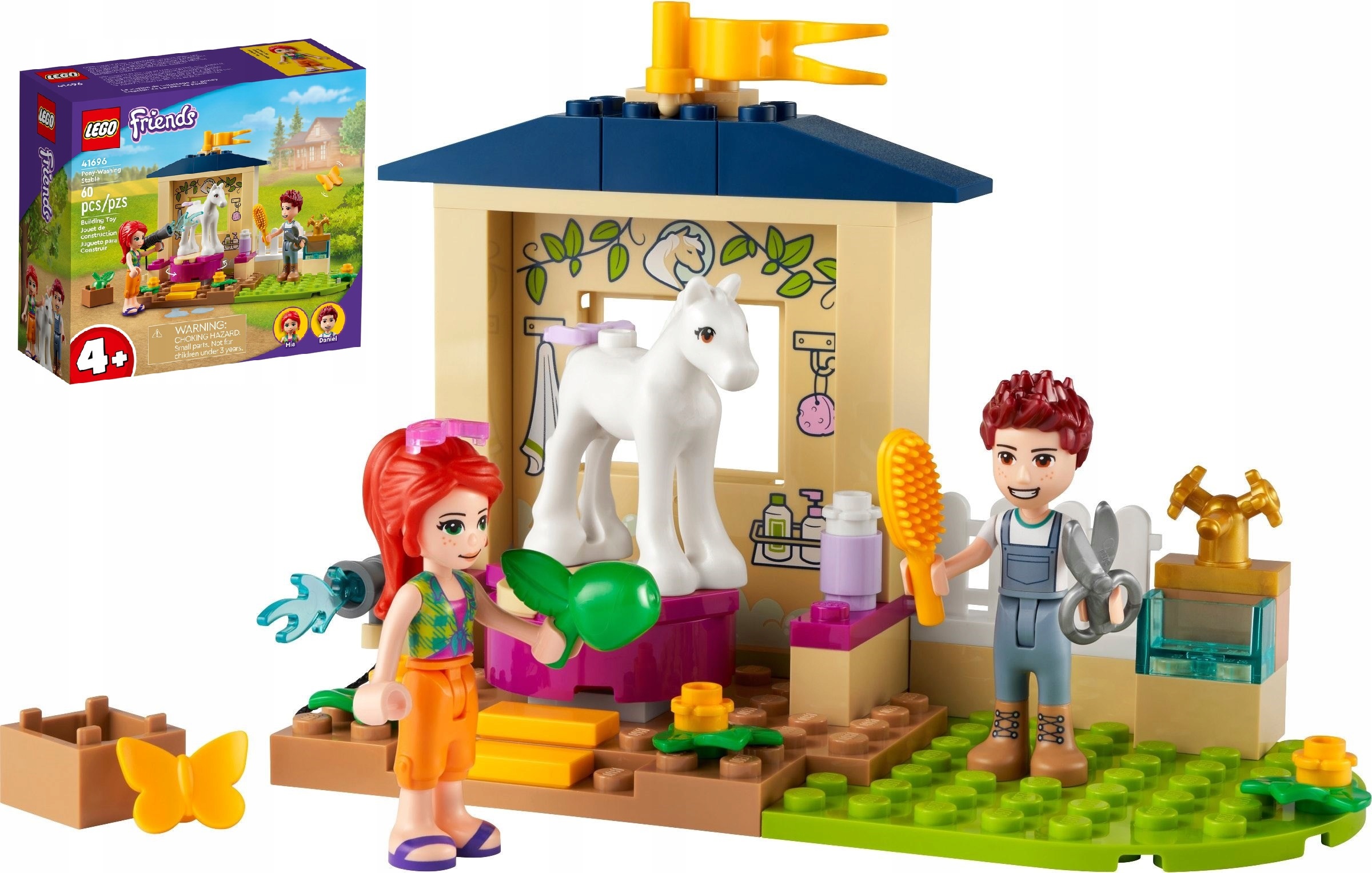 

Lego Friends 4+ Kąpiel Kucyków Koni W Stajni 41696