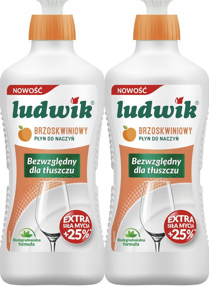 

Płyn do naczyń Ludwik brzoskwiniowy 450g x2