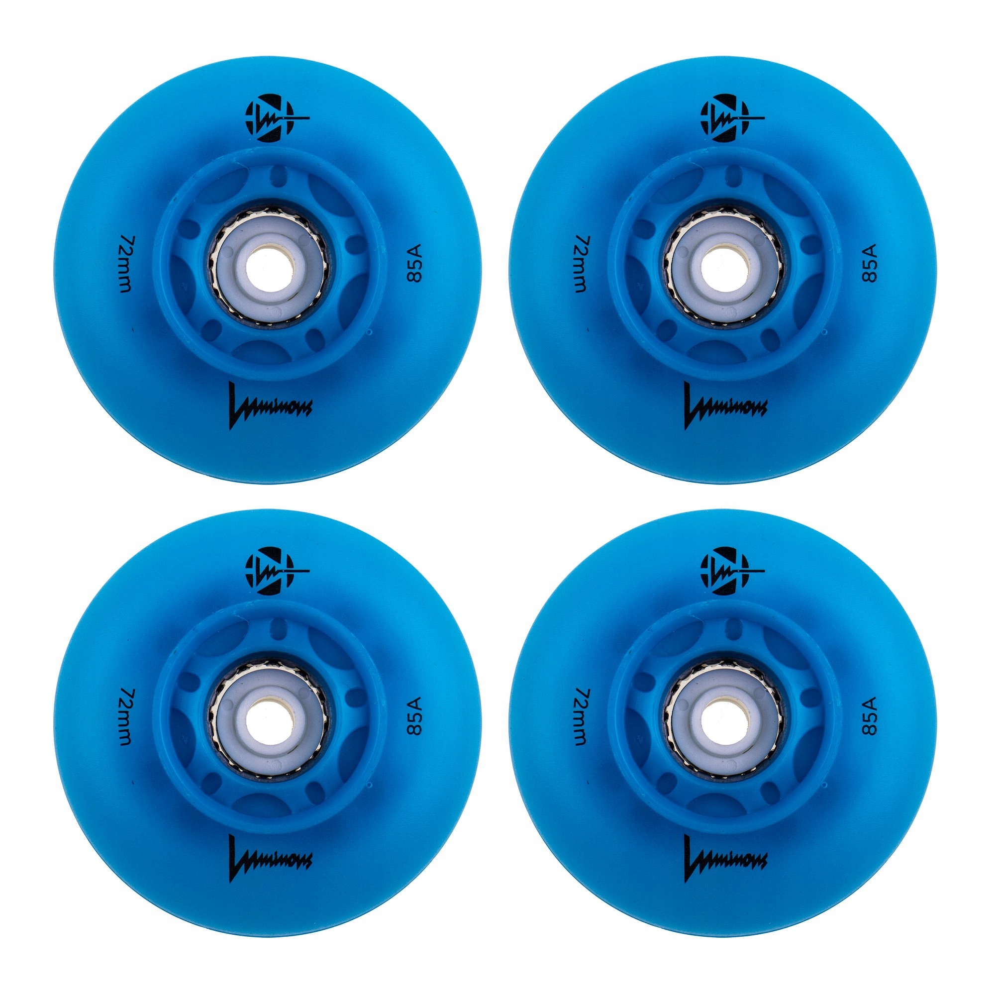 Kolečka pro kolečkové brusle svítící Luminous Led 72mm/85a 4 kusy