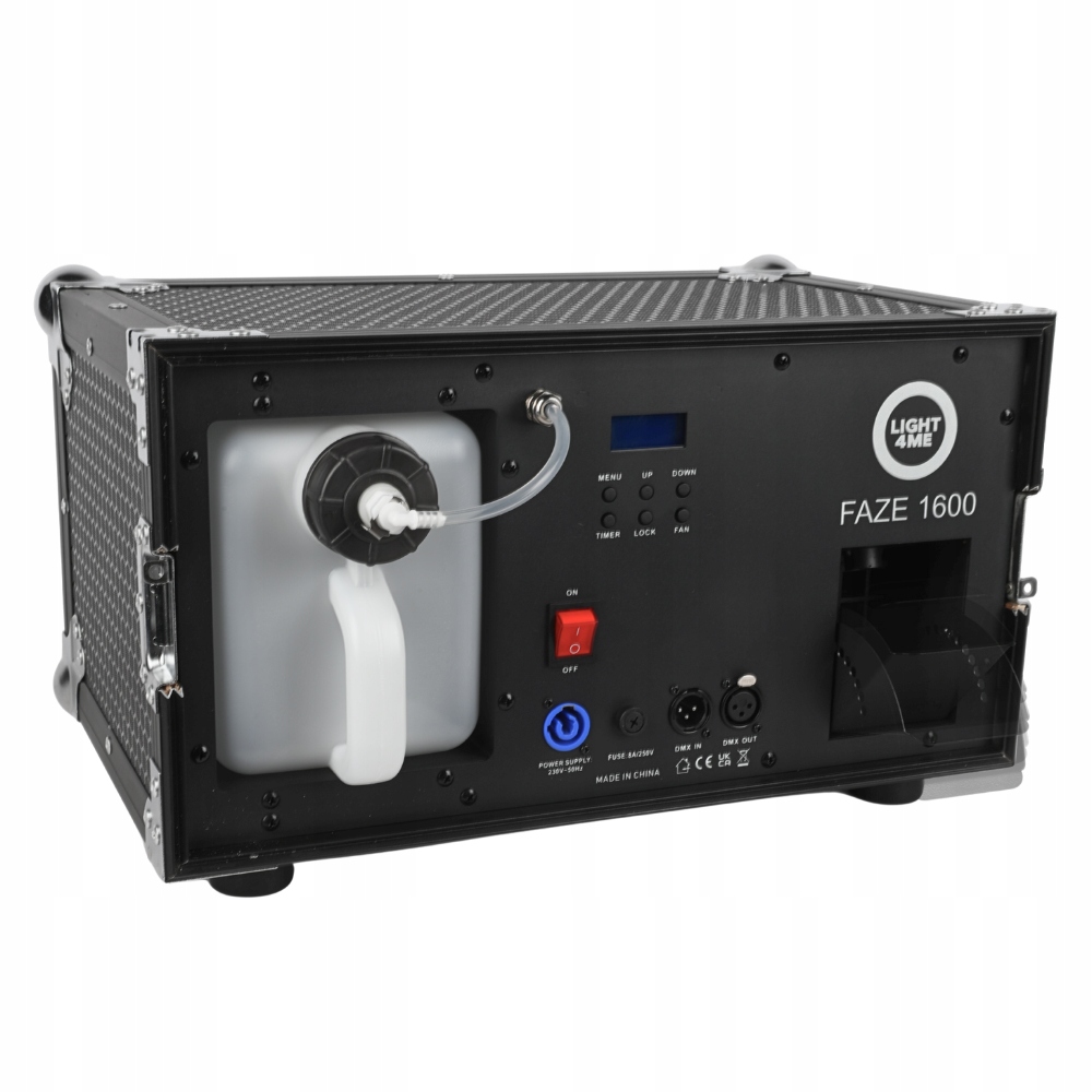 Vyvíječ Kouře Mlha Zakouřovač LIGHT4ME Fáze 1600W Fazer DMX Časovač Dálkové Ovládání