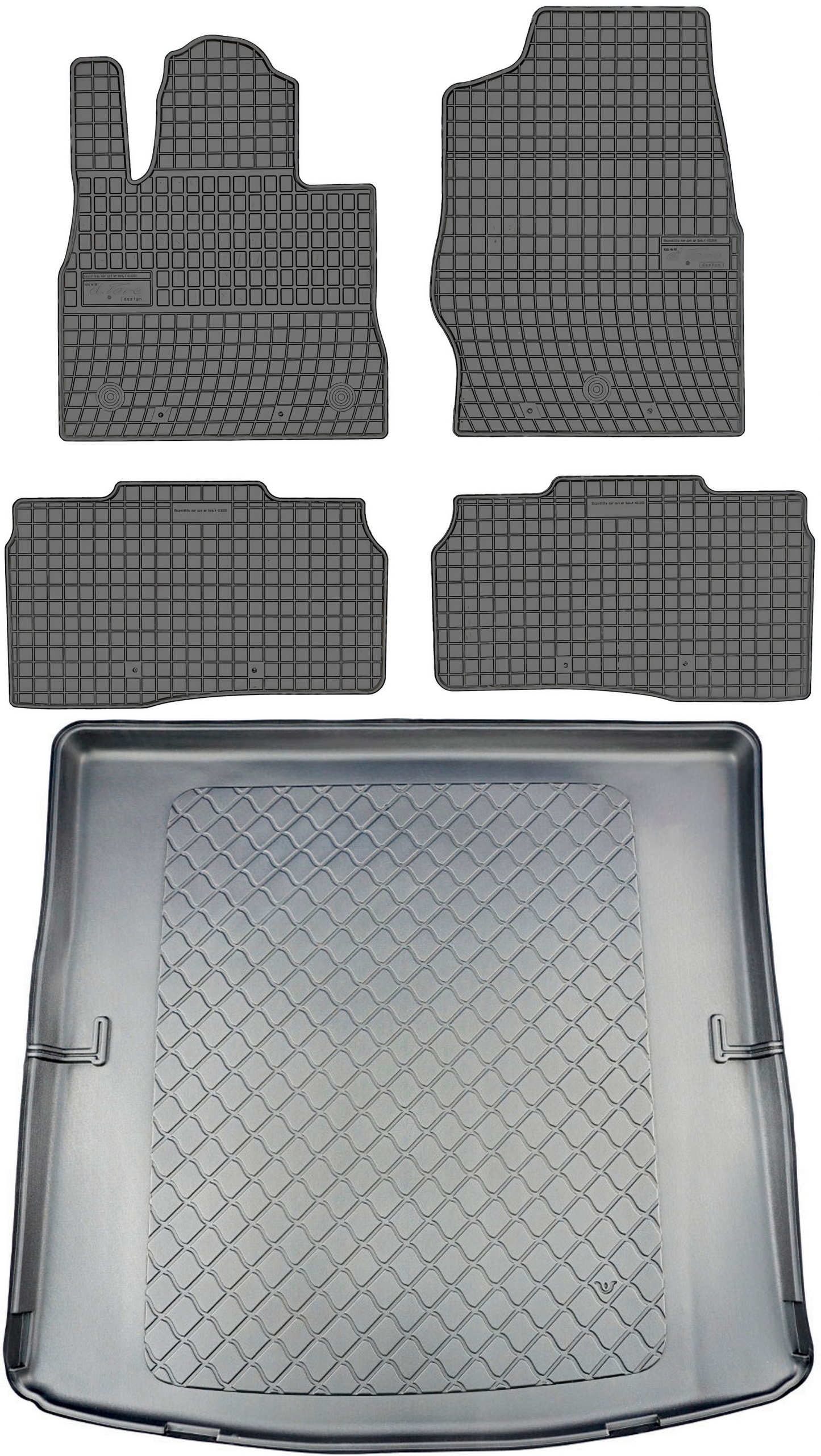 Ford Explorer VI ВНЕДОРОЖНИК 7os 2020- Вкладыш и коврики