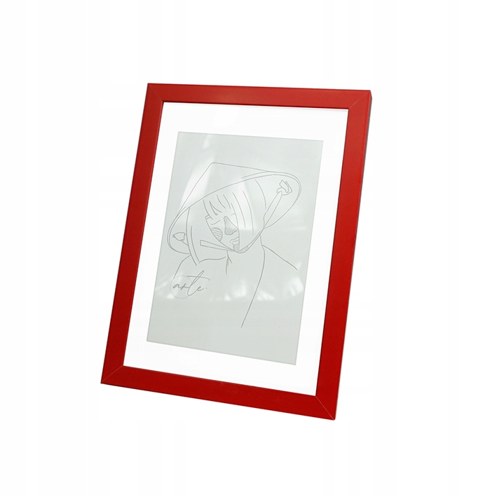 

Ramka 24x30 Passe-partout Ramka kolor Czerwony
