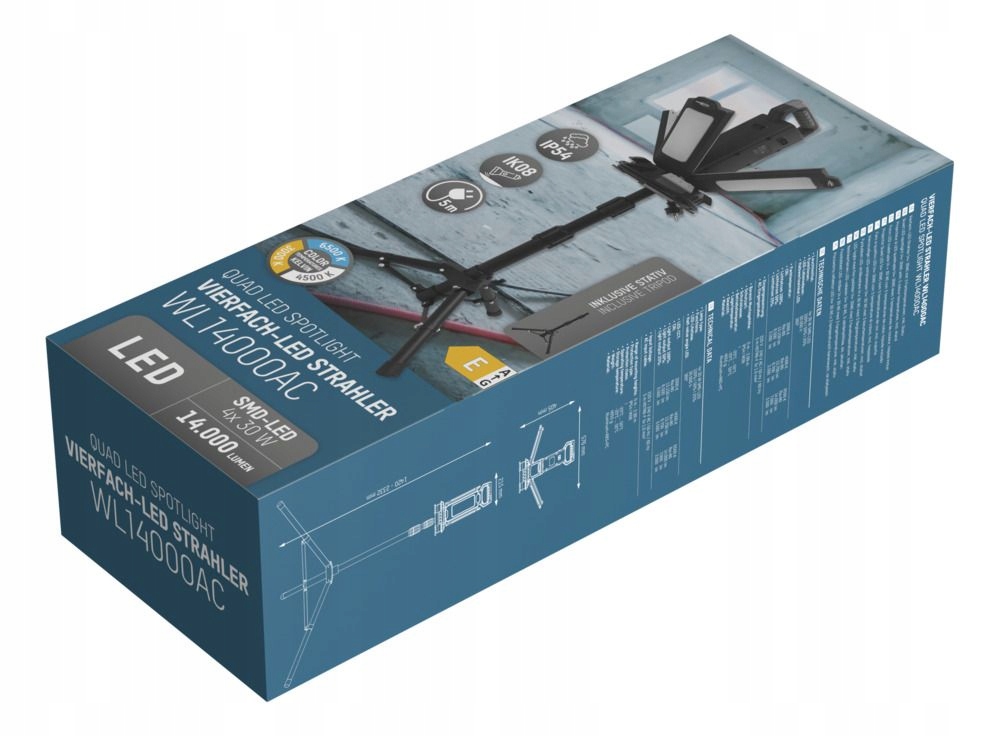 Pracovná lampa Ansmann Led WL14000AC 14000 lm