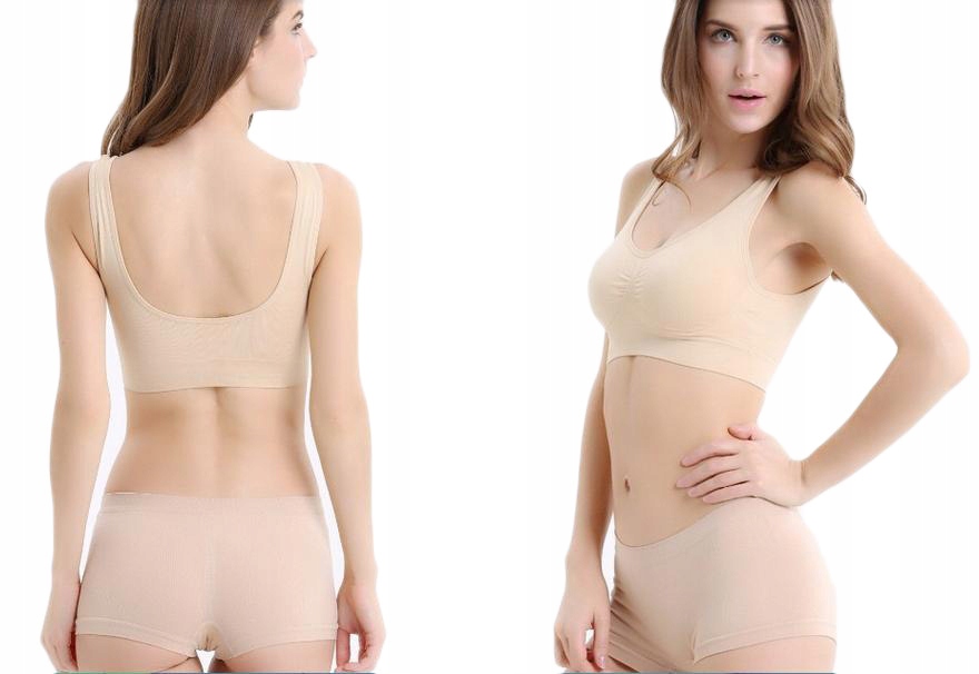 

Sportowy Biustonosz Stanik Fitness Push-up Top Bra