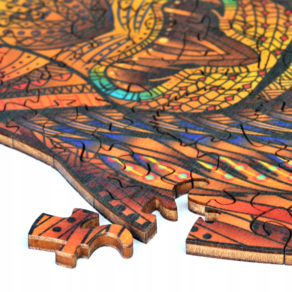 Puzzle Drewniane Premium 3D Układanka dla dorosłych Jeleń XXL Zwierzęta Liczba elementów 214