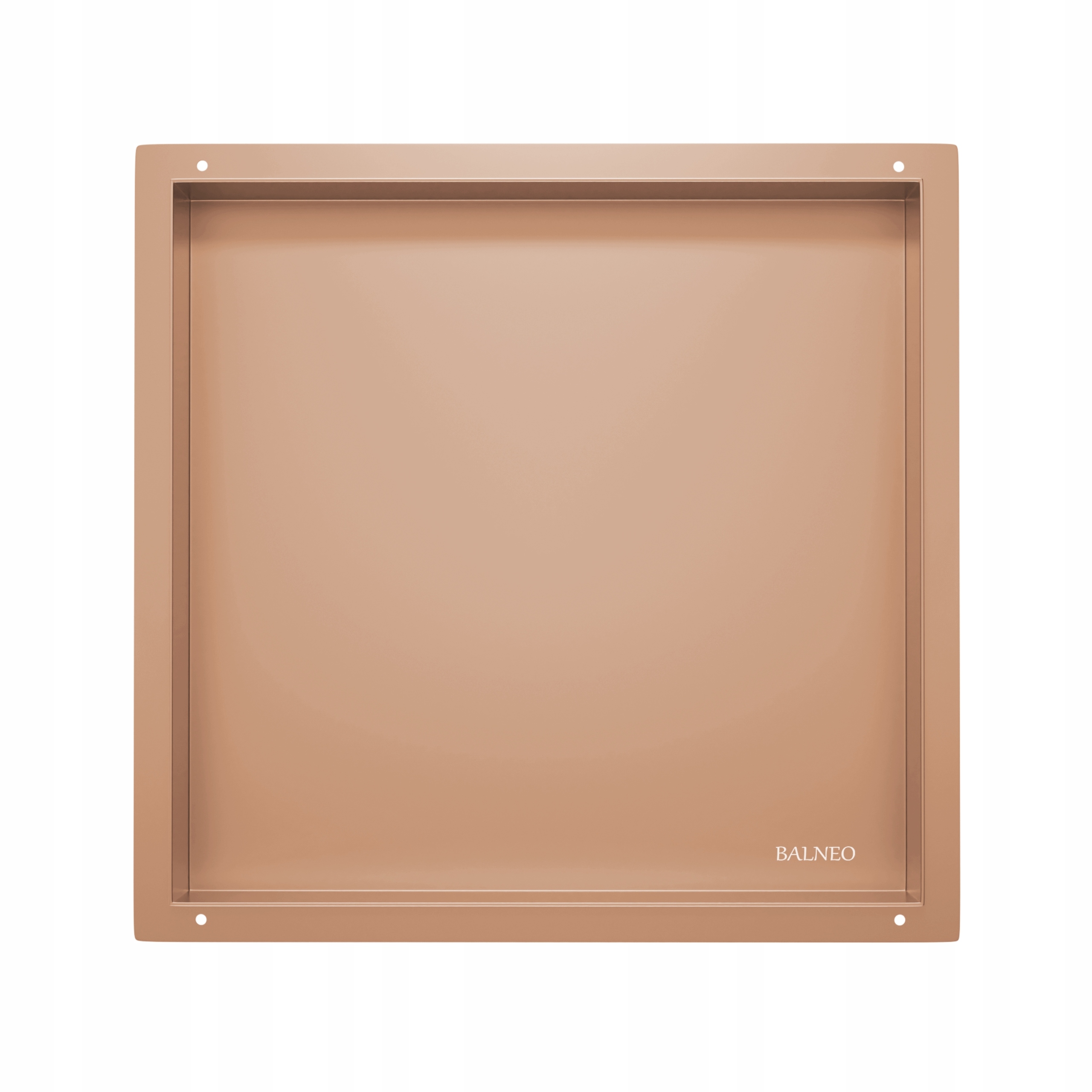 Bezrámová výklenková polica Copper 30x30x10 cm Wall-box No Rim