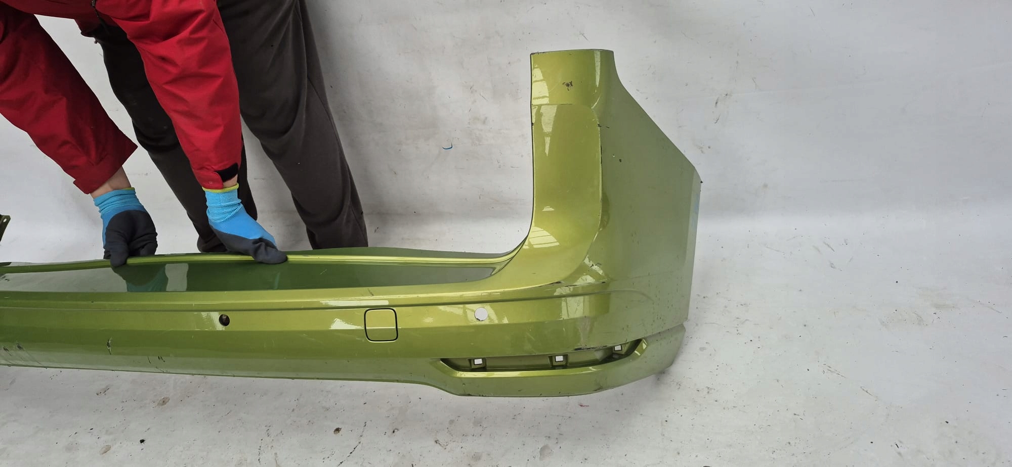 VW CADDY 2K7 IV 20- bumper rear part rear PDC 2K7807421A