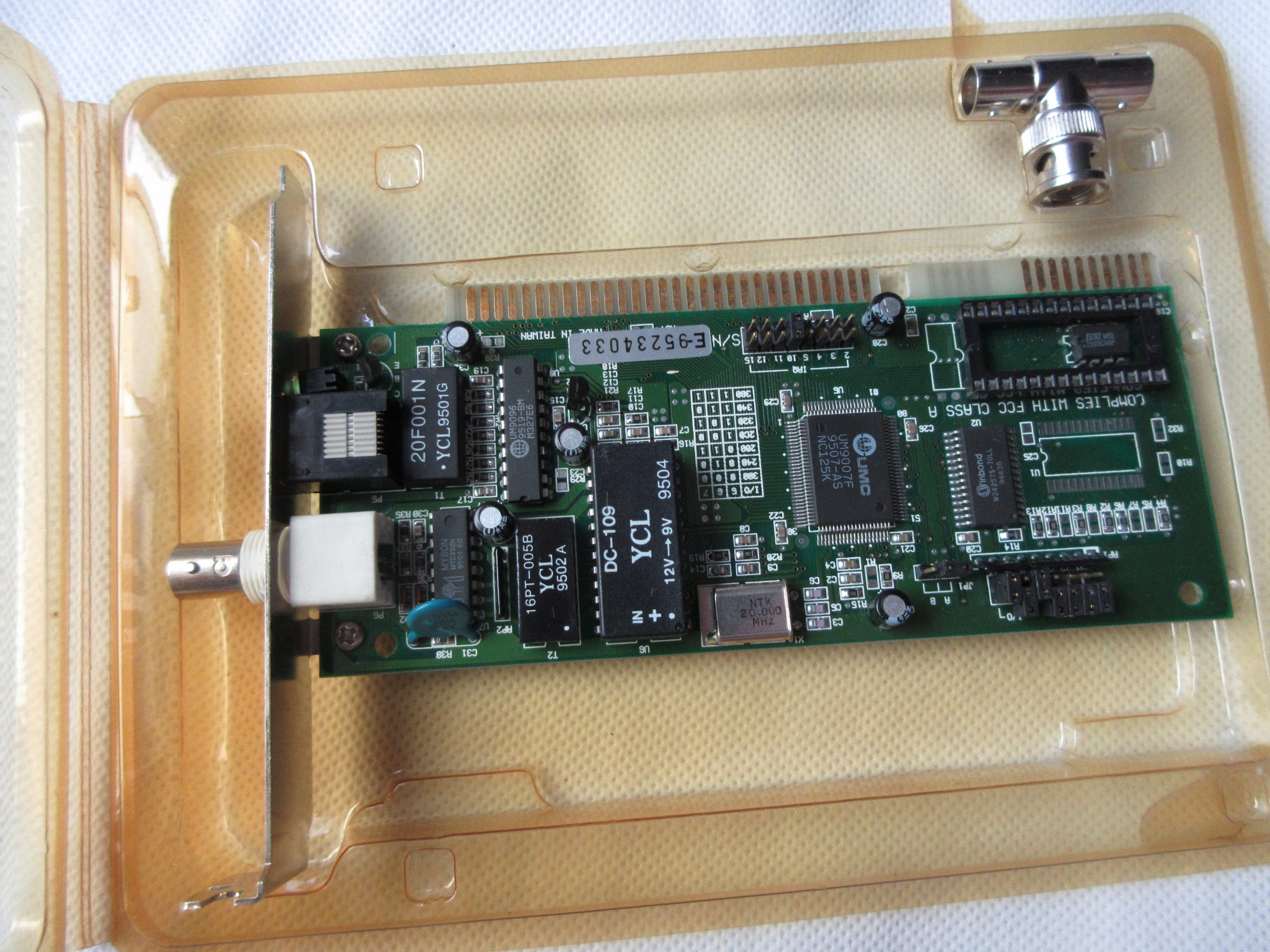 ISA LAN MPX EN5025 BNC 100% OK :vU