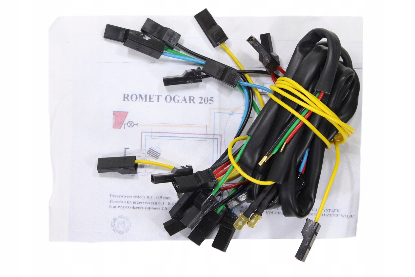 INSTALACJA ELEKTRYCZNA ROMET OGAR 205 CZARNA ML