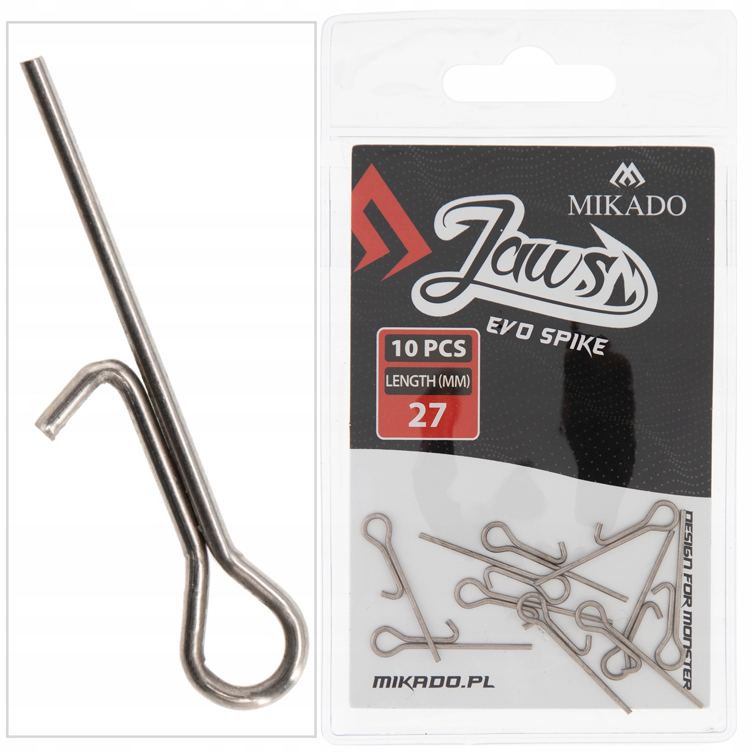 

Pin do gum przynęt 27 mm Evo Spike Mikado 10 sztuk