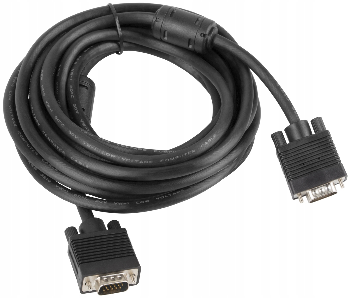Kabel Przewód VGA Do Monitora D-SUB 5M M/M HD TV Model CA-VGAC-10CC-0050-B