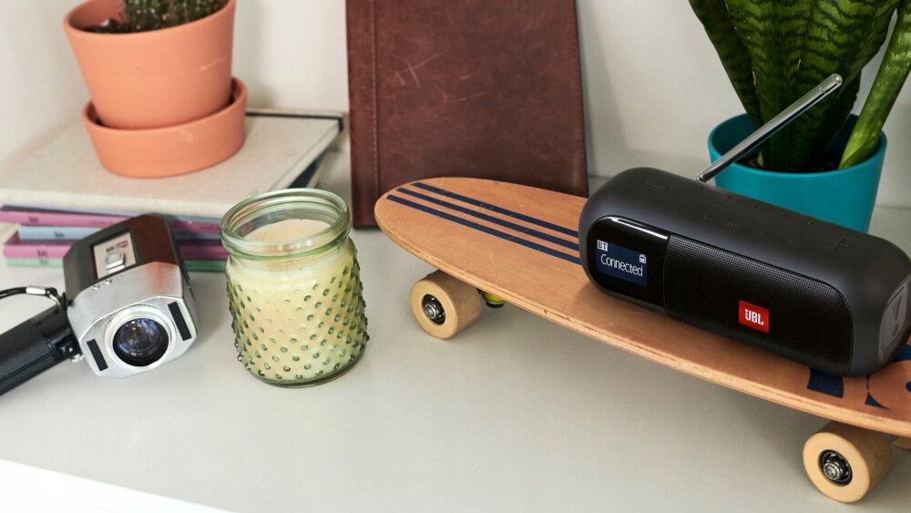 RADIO JBL Tuner 2 DAB+/FM BLUETOOTH IPX7 Czarne EAN (GTIN) 0885126198110