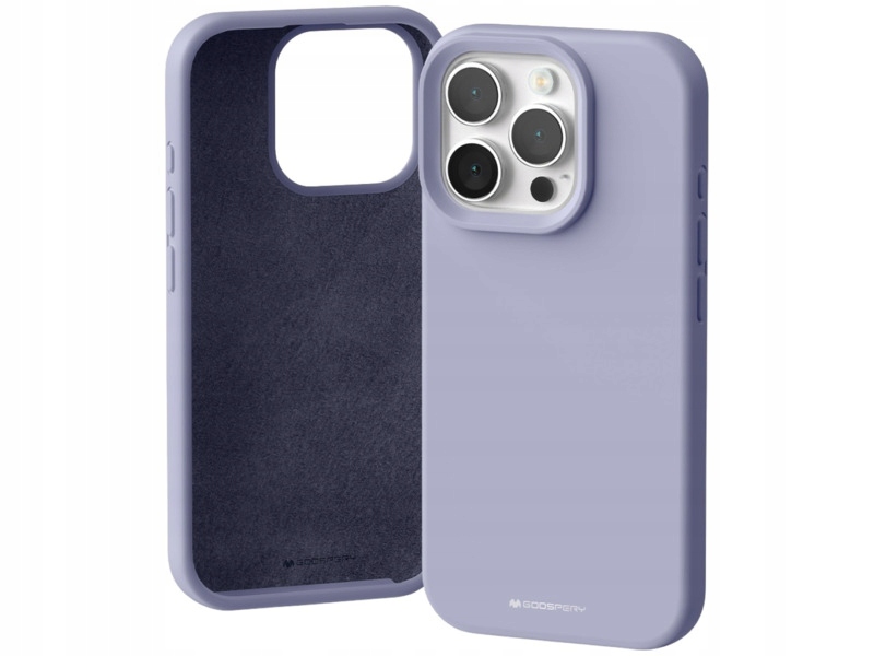 Etui Mercury Silicone do Apple iPhone 16 Pro Lawendowy