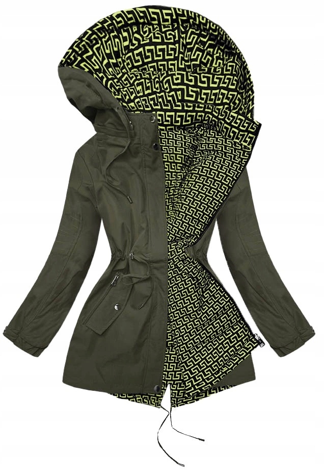Oboustranná Bunda W702 Khaki/zelená XXL (44)