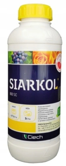 

Siarkol 800 Sc 1l Grzybobójczy Mączniak Prawdziwy