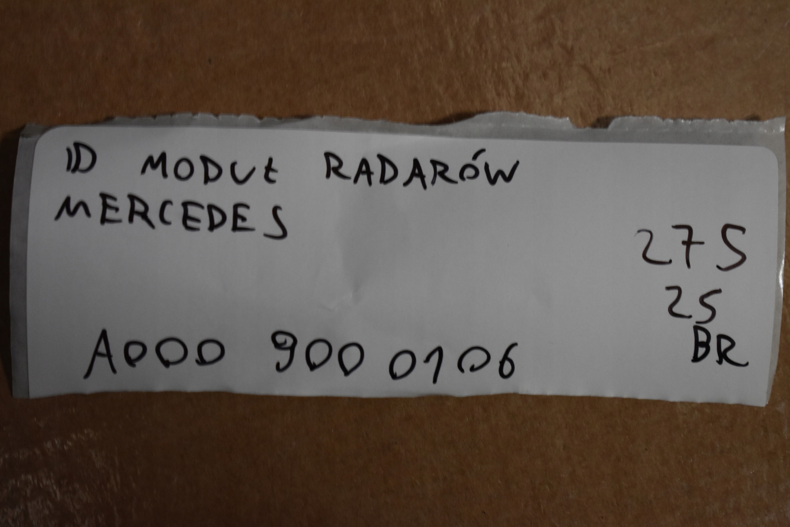 IDEALNY Module RADAROW MERCEDES 1 9