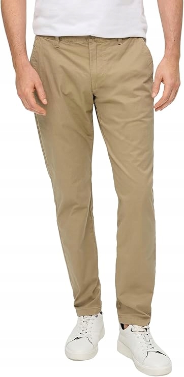 S.oliver Casual Chinos Pánské Kalhoty Béžové Rovné 28/34 6FA