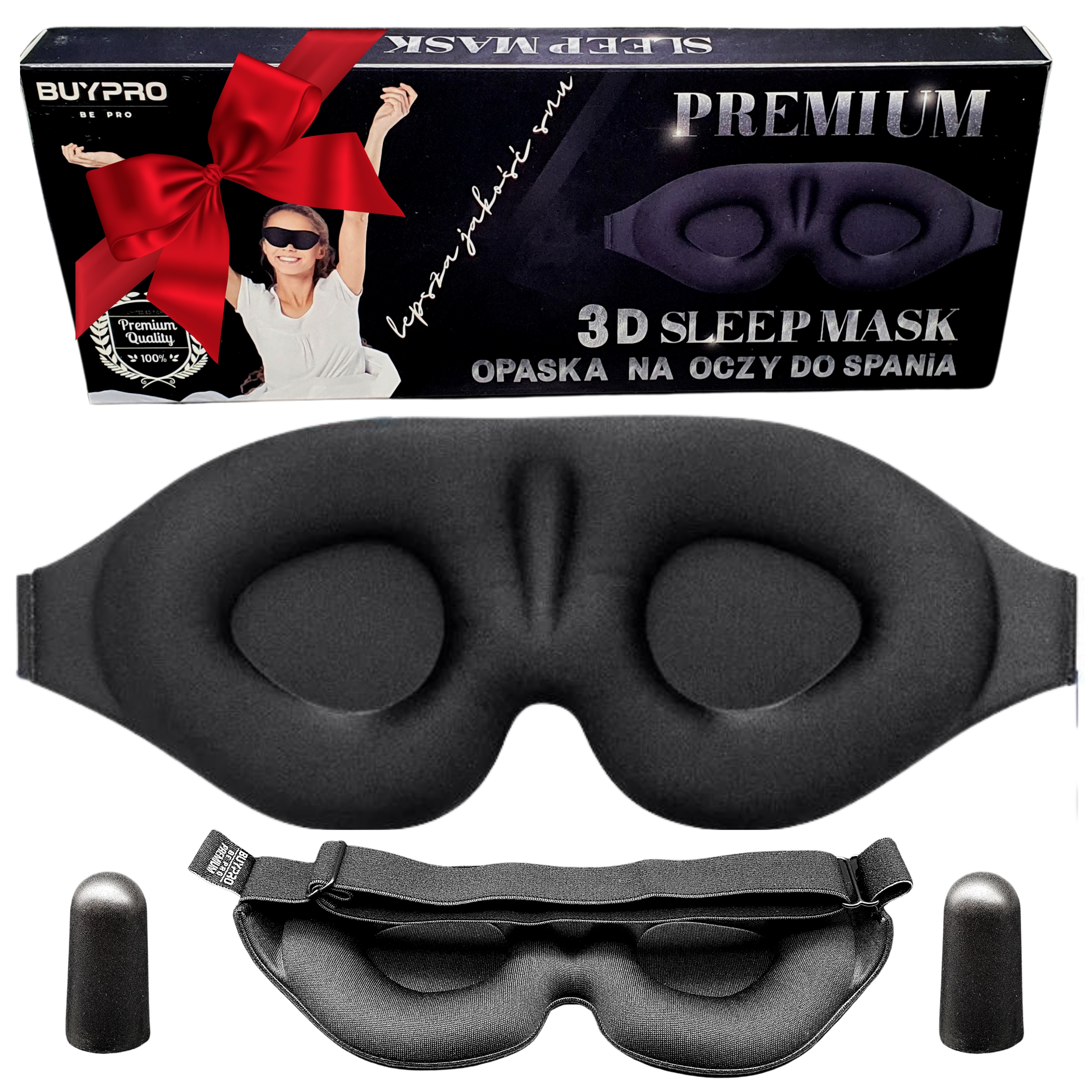 

Opaska Na Oczy Do Spania Do Snu Zestaw Prezentowy