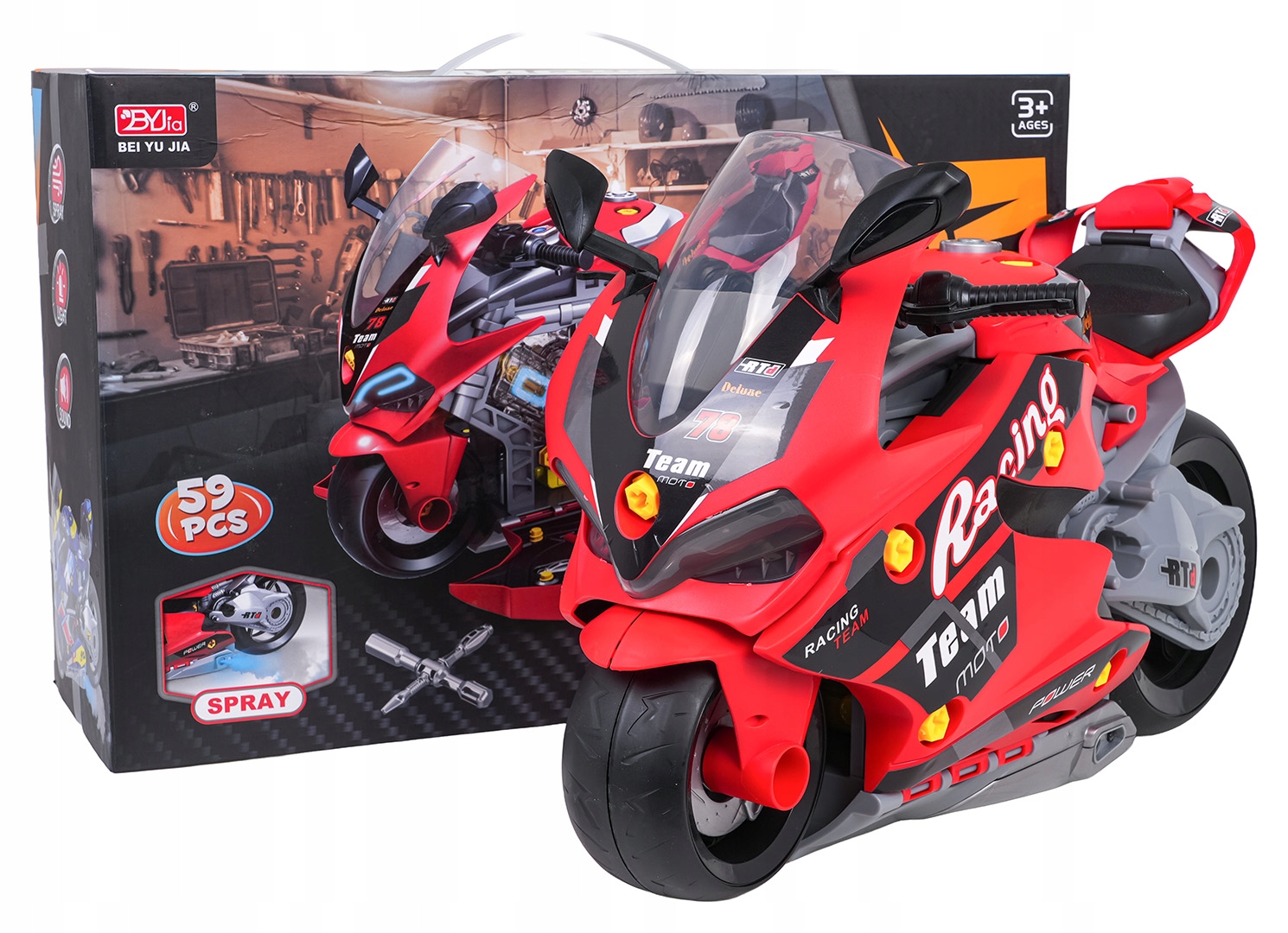 Zestaw Małego Mechanika Warsztat Motocykl Motor do Rozkręcania