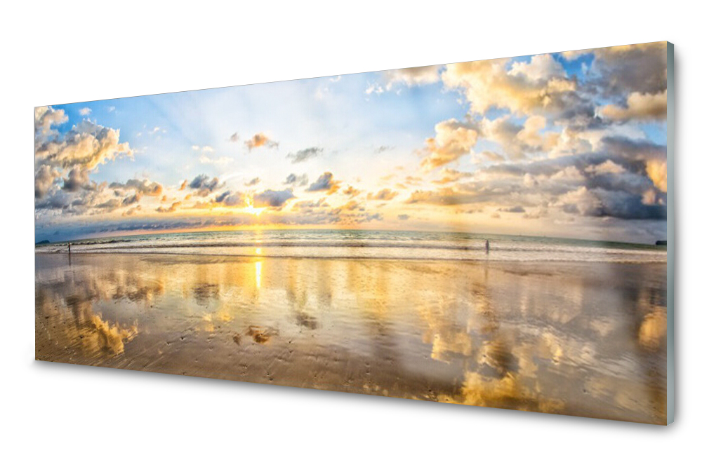 

Panel szklany do kuchni Morze Dekor125x50