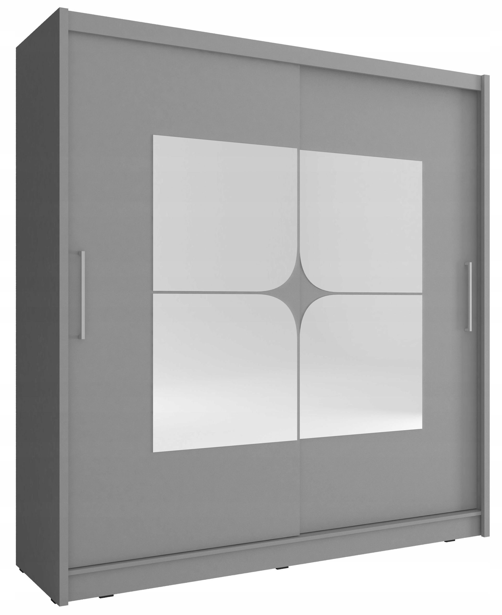 Szafa przesuwna 180 z lustrem 3 kolory MAJA VII