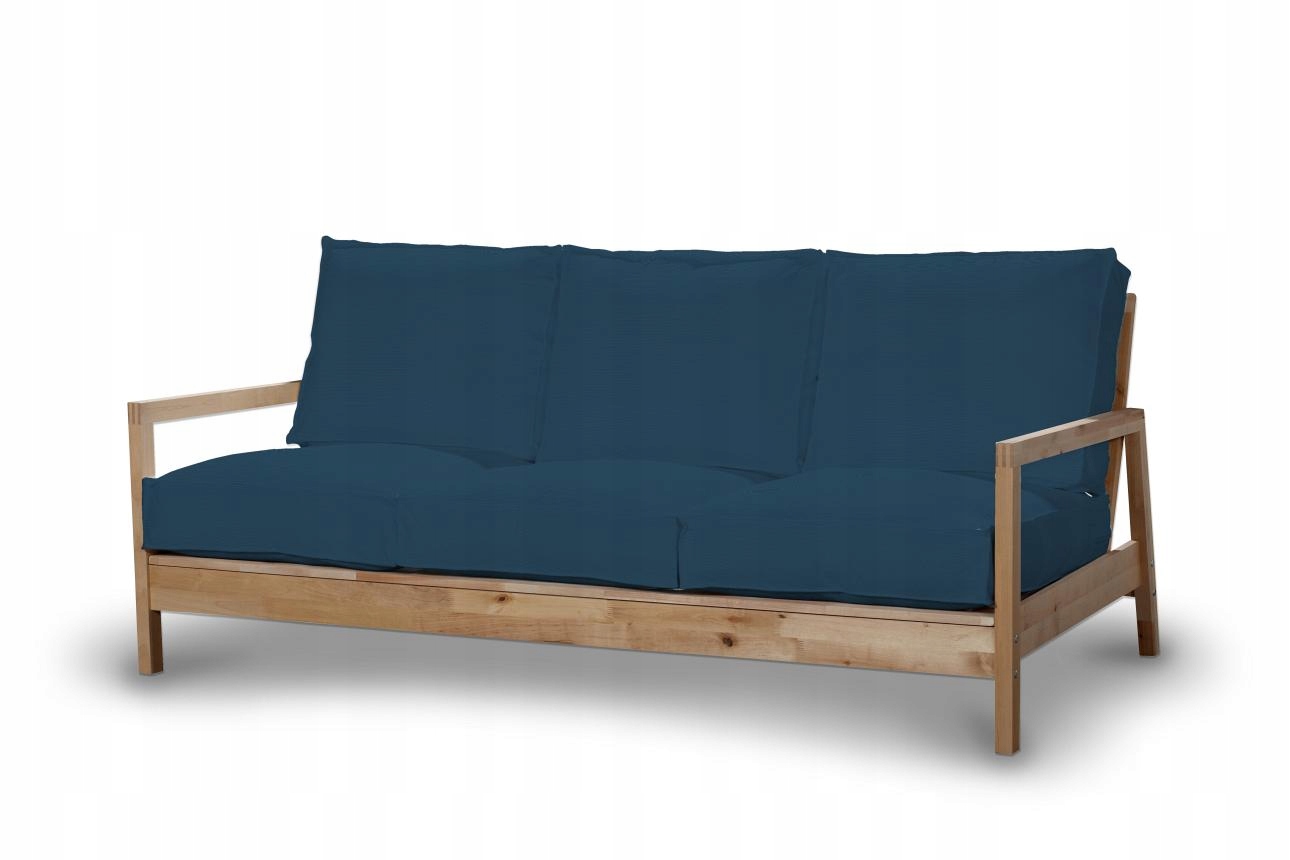 Dekoria potah na 3-místnou rozkládací pohovku Lillberg Ikea, modrý