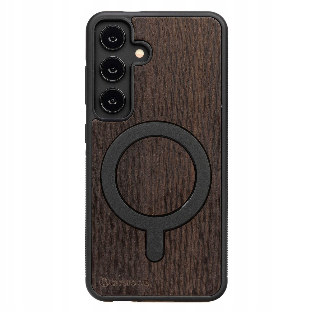 Dřevěné Pouzdro Bewood pro Samsung Galaxy S25 Dub Uzený s MagSafe