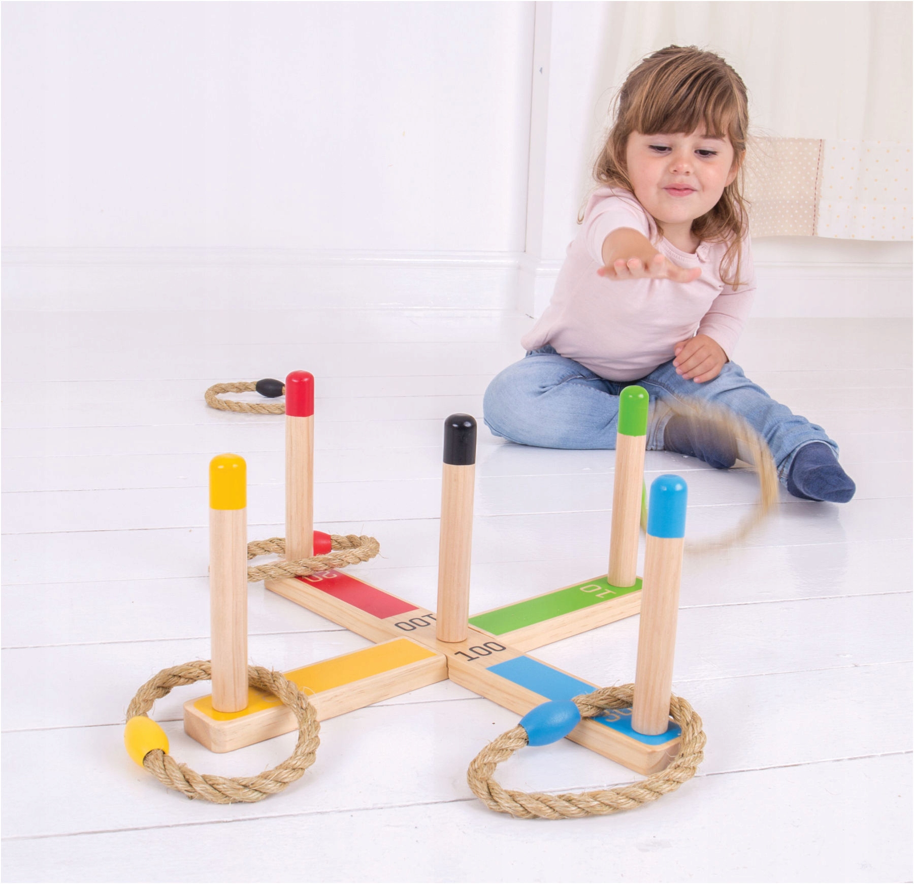 RINGO RZUTKI gra zręcznościowa rzut kółkiem DUŻA Rodzaj ringo