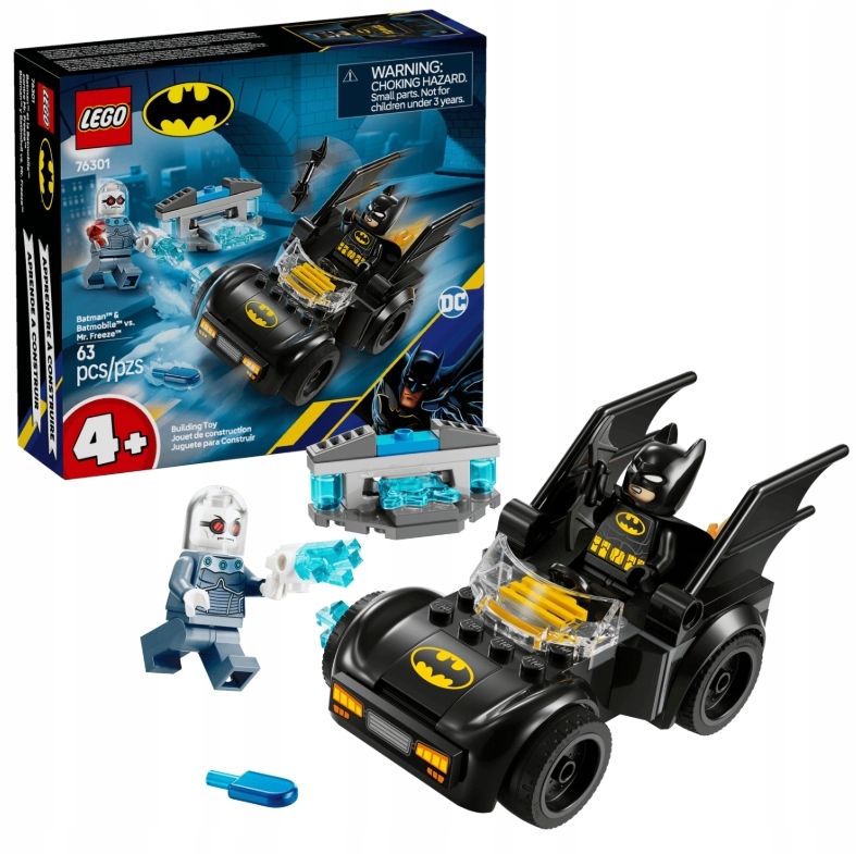 Lego DC Batman i Batmobil kontra Mr. Freeze 76301