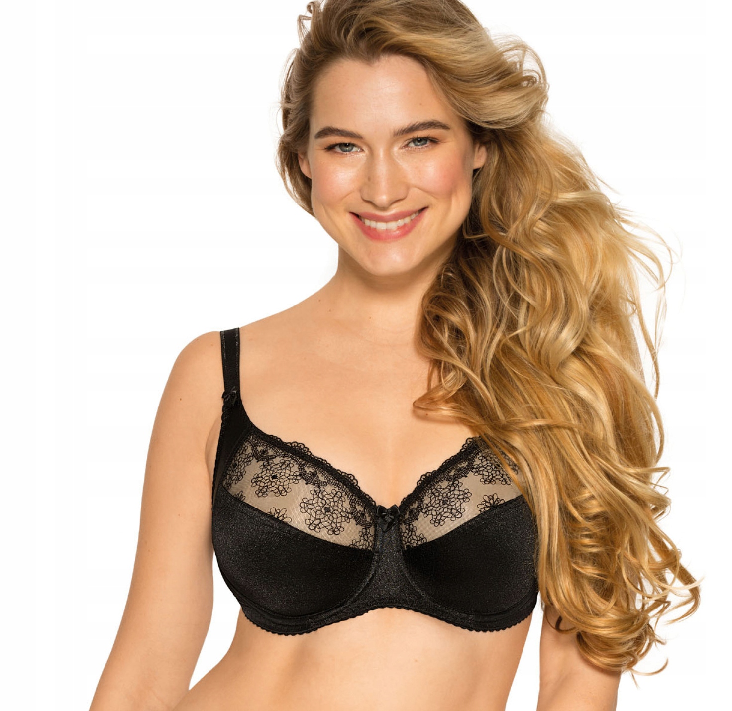 Biustonosz miękki Gaia 644 70I Czarny