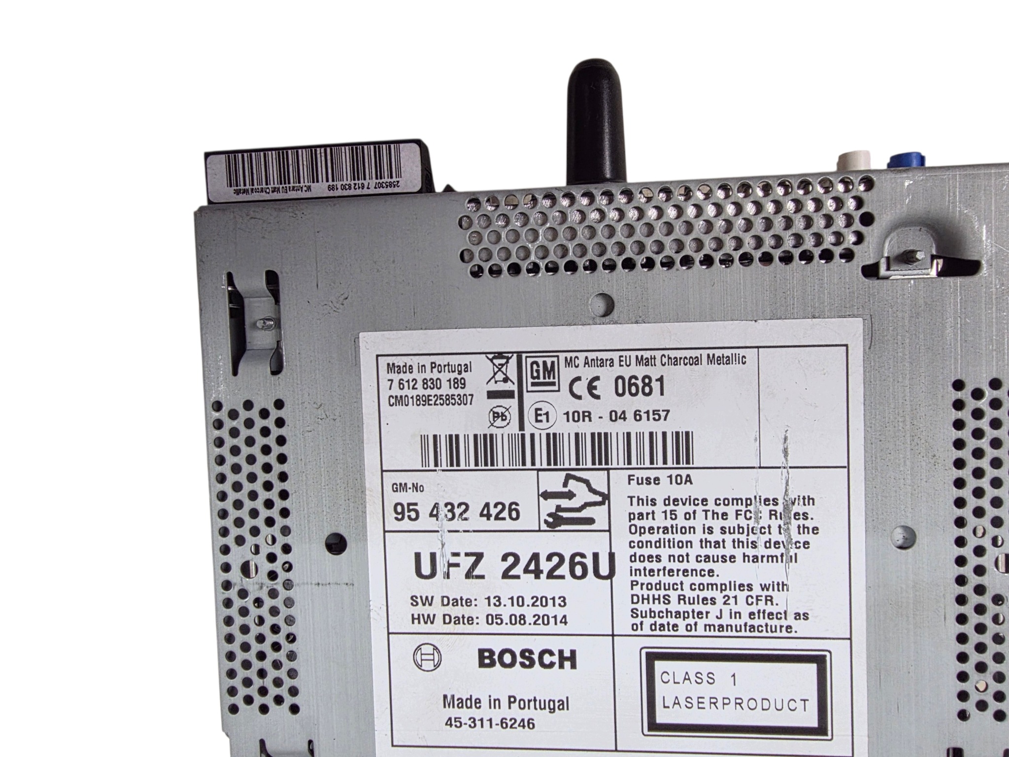 OPEL ANTARA 2014 RADIO Navigation ORG. 7612830189 95432426