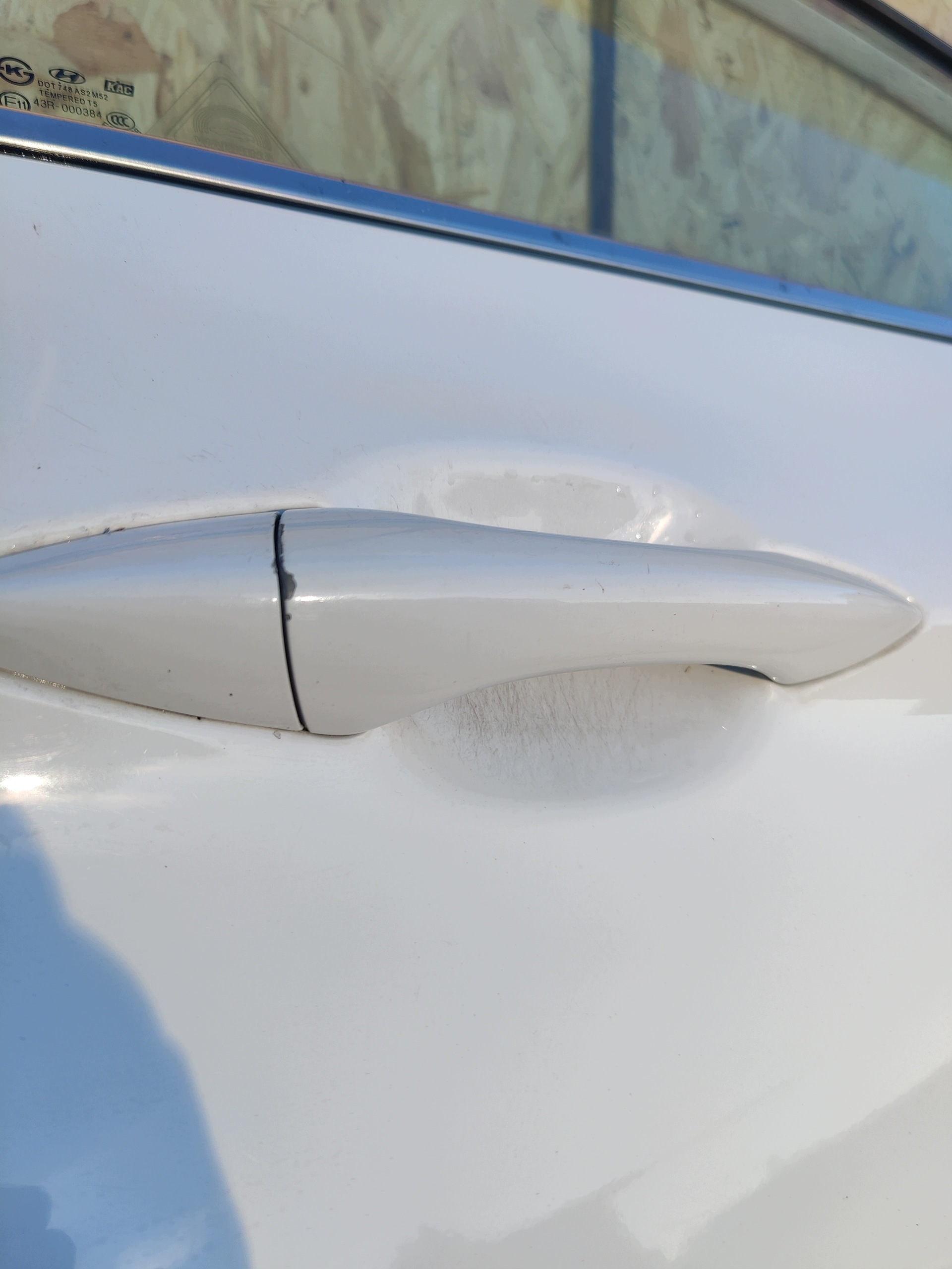 HYUNDAI I40 door front front right BIALE