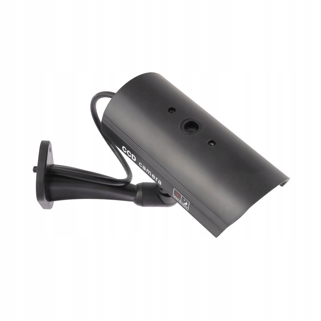 ATRAPA KAMERY CCTV MONITORING KAMERA ŚCIENNA ZEWNĘTRZNA DIODA IR LED CZARNA EAN (GTIN) 5905172600148