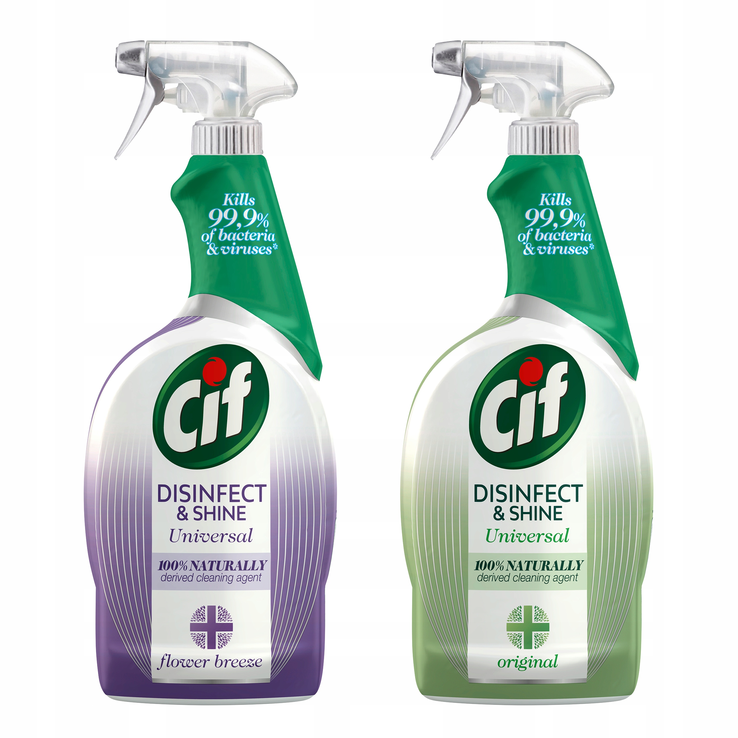 

Cif Disinfect Shine Spray dezynfekcji MIX 2x750 ml