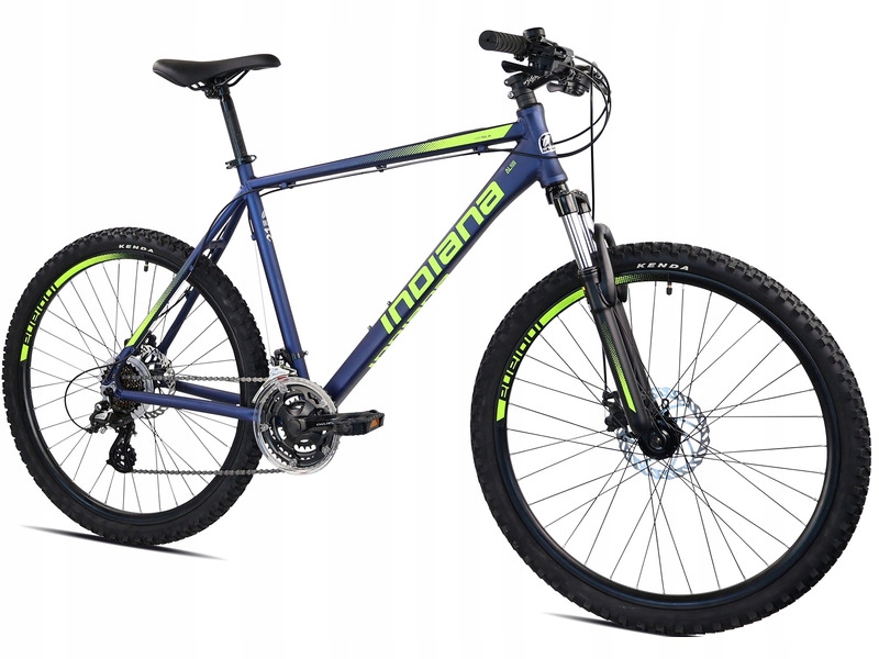 Rower górski Mtb Indiana X-Pulser 2.6 M15 26 cali męski Niebiesko-żółty