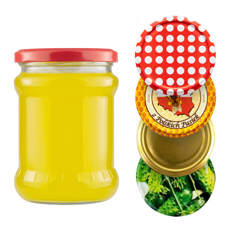 

8x Słoik 500 ml na Dżem Przetwory Mięso Miód