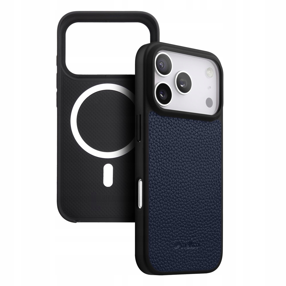 Skórzane Etui Melkco Leather Case do iPhone 17 Pro Max, Obudowa do MagSafe