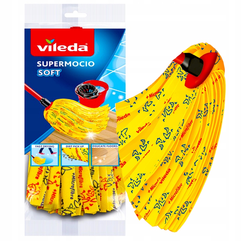 

Vileda Wkład Zapas Mopa Paskowego Supermocio Soft