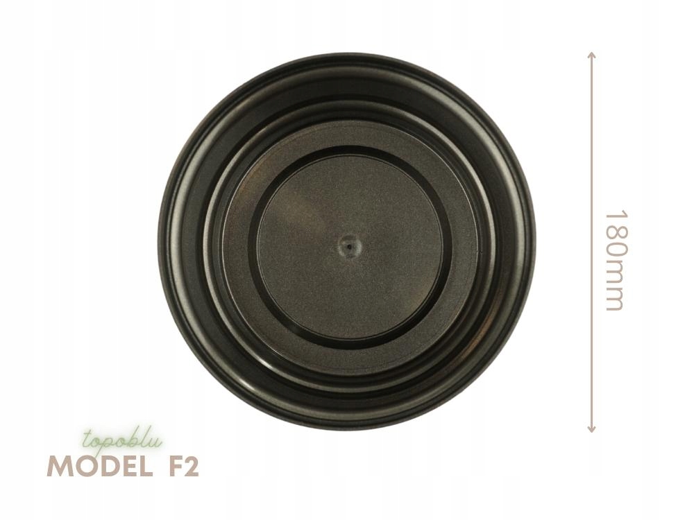 DONICZKA NA CMENTARZ GRAFITOWA PLASTIKOWA 18 CM Marka Topoblu