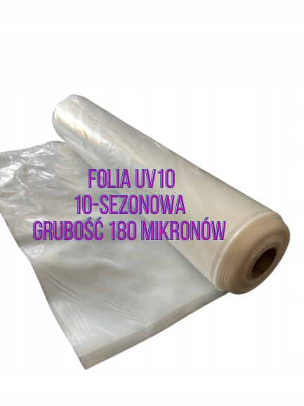 FOLIA OGRODNICZA UV10 DZIESIĘCIOSEZONOWA szer. 8m