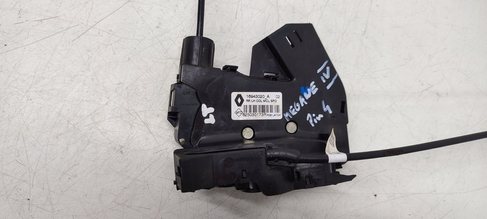 lock door rear part rear left Renault Megane IV