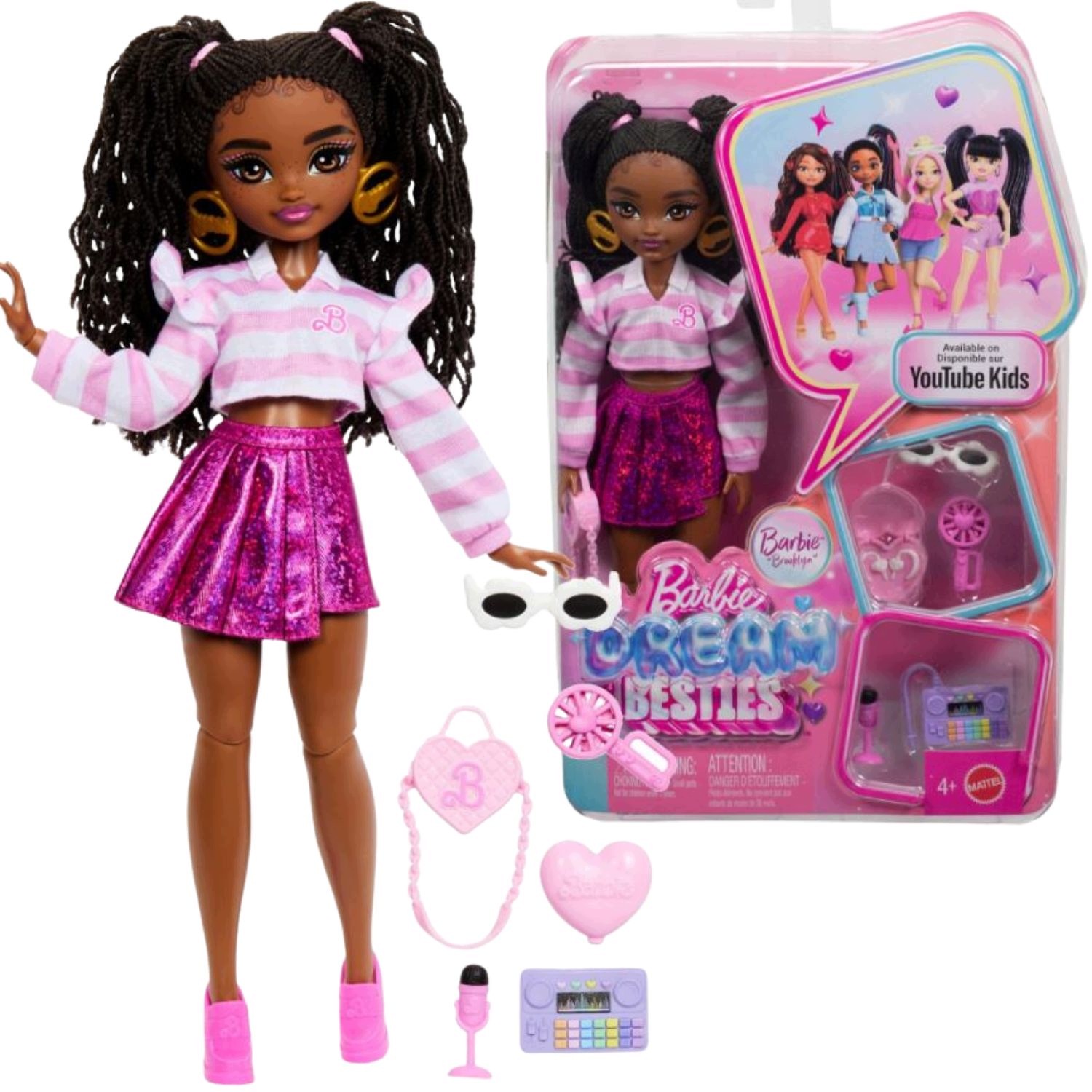 Lalka Barbie Zabawka Dla Dzieci Dream Besties Modowa Zestaw Akcesoria