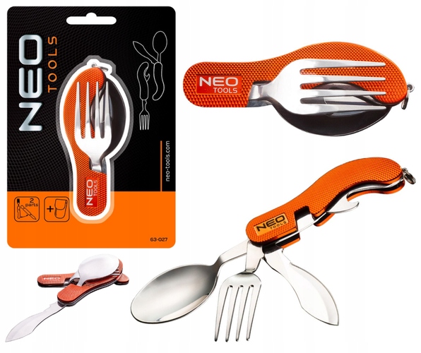 

Neo Multitool Biwakowy Sztuće Nóż Widelec Łyżka