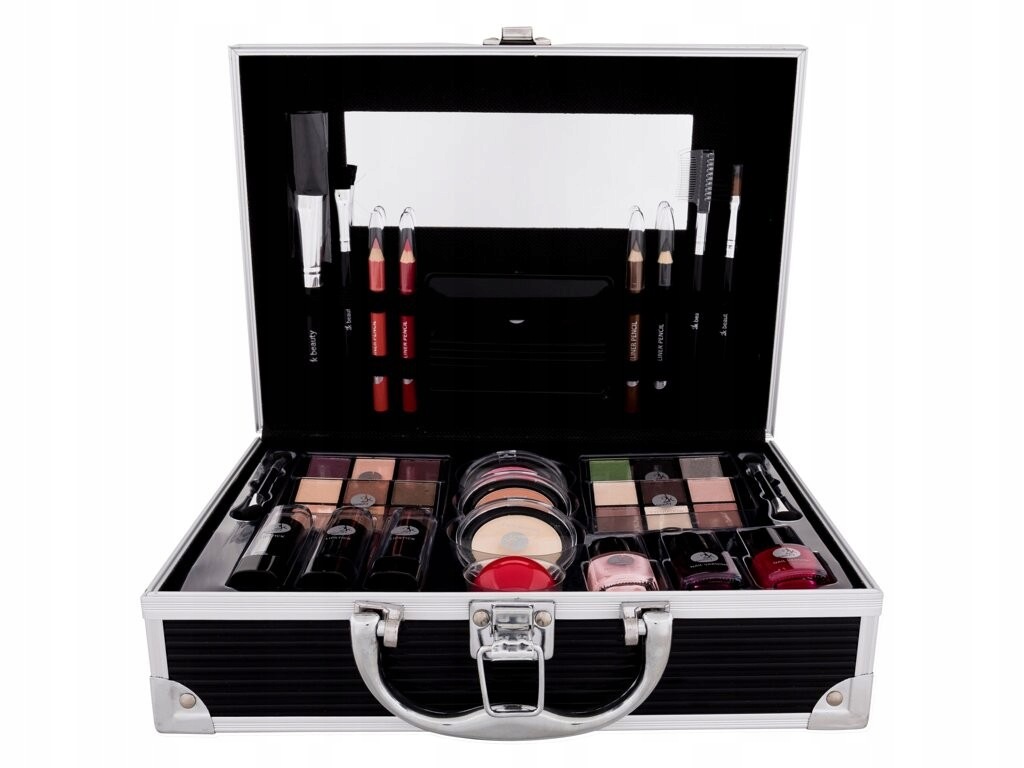 2K All About Beauty Train Case Black Sada kosmetických přípravků