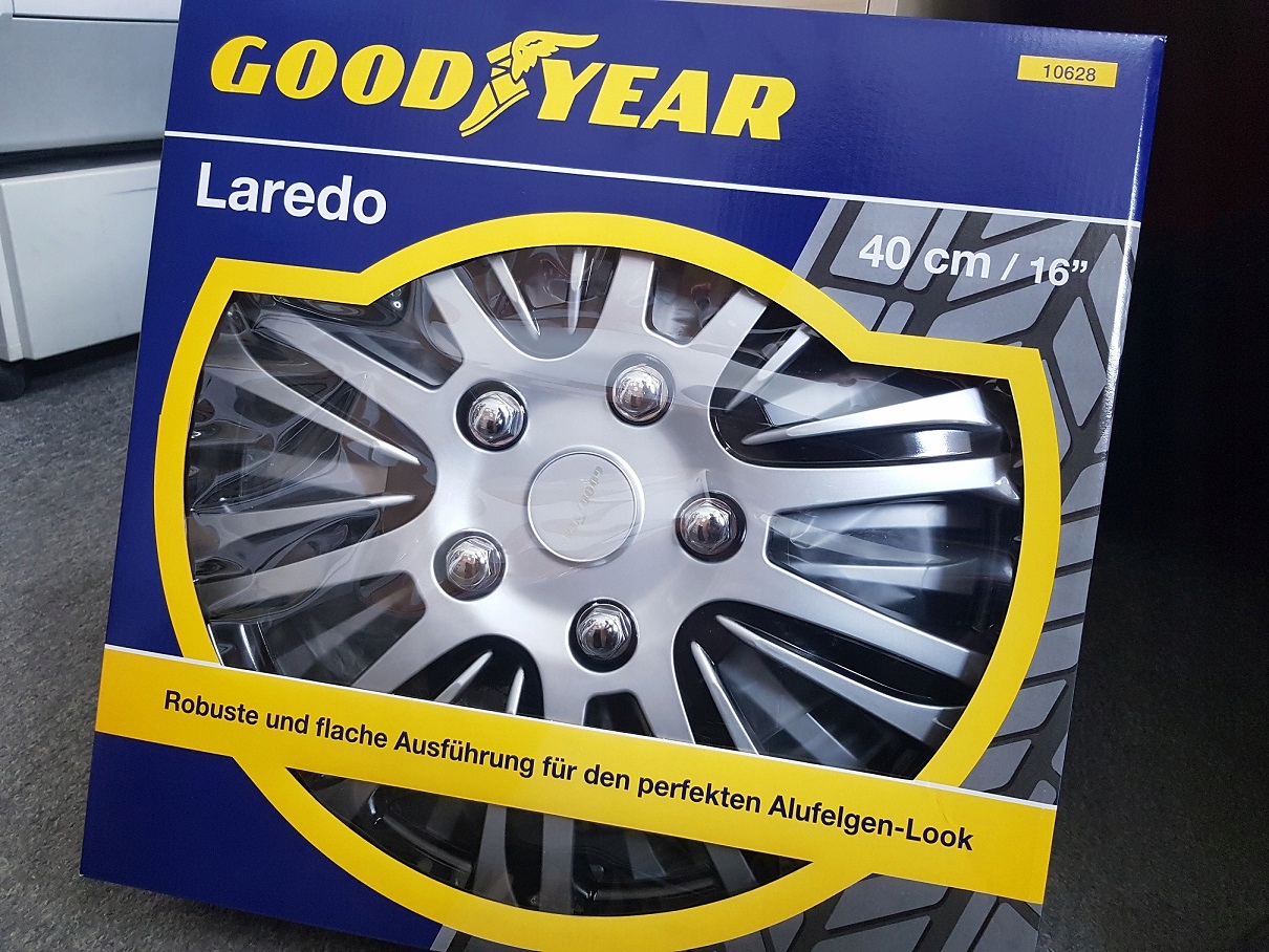 4x Kolpaki samochodowe Goodyear Laredo 16 cali Brand Goodyear