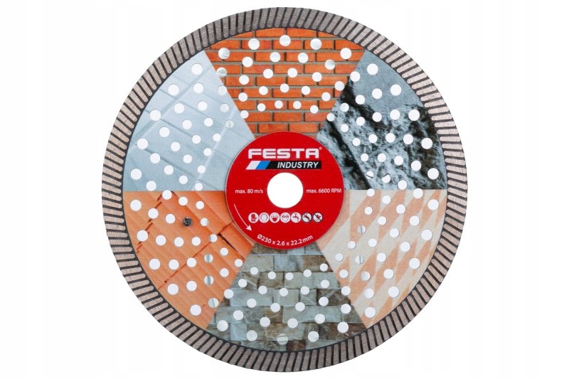 Kotouč diamantový Festa Industry Turbo Extreme 230x2.6x22.2mm