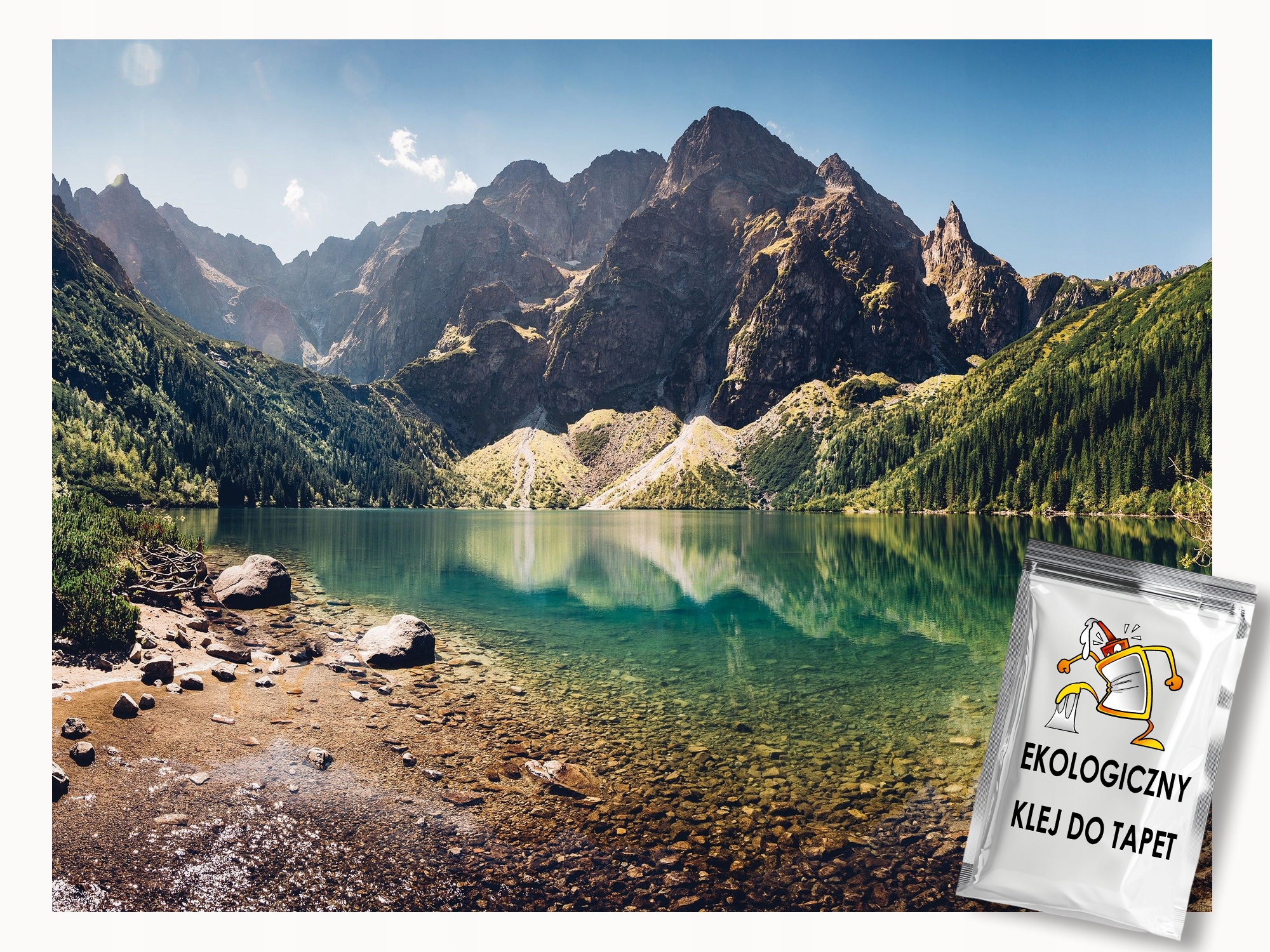 Fototapeta Flizelina Krajina Vysoké Hory Vrcholy Jezero 250x175 lepidlo