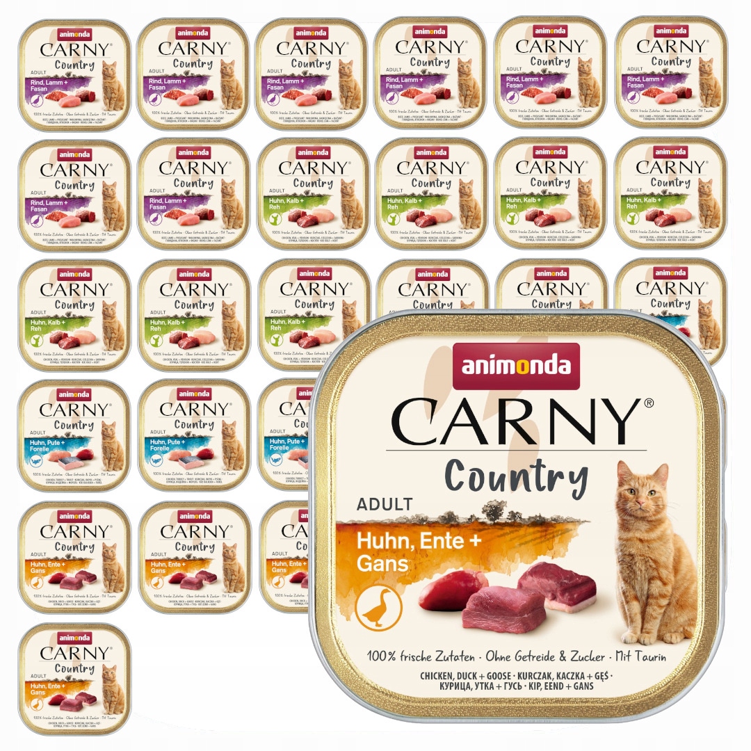 Levně Animonda Carny Country 32x100g Mokré Krmivo Pro Kočky Mix Chutí
