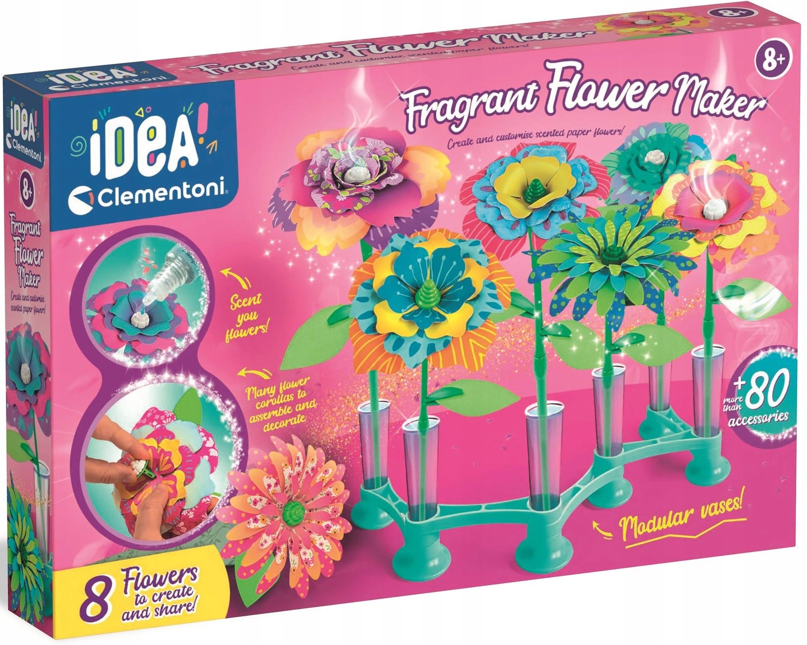 ZESTAW KREATYWNY FABRYKA LABORATORIUM KWIATÓW DLA DZIECI IDEA