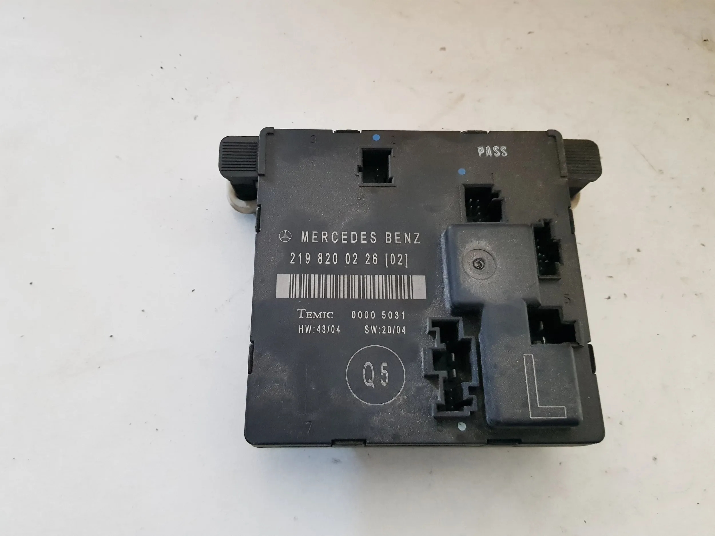 Mercedes-Benz CLS C219 2007 Moduły komfortu